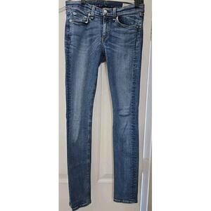 Rag & Bone Jeans Skinny Jeans Womens Size 28 Preston Augusta BLUE‎ W1502K520